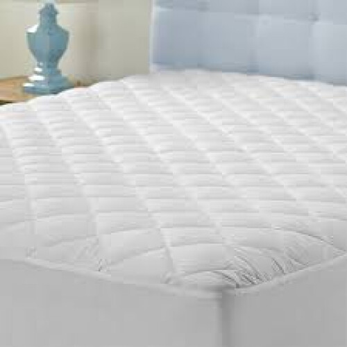 (Double 30 cm) HighLiving Waterproof Mattress Protector Elasticated Fitted Bed Sheet Hexagonal Design, 30cm