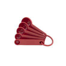Set de linguri de masurat universal KitchenAid, 5 buca?i, ro?u