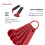 Set de linguri de masurat universal KitchenAid, 5 buca?i, ro?u 2