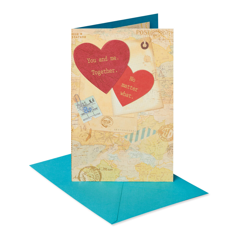 Carte d'anniversaire romantique American Greetings (toi et moi)