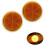 WELNENT EMARK/DOT/CCC 2pcs Round Reflector Self Adhesive Stick on Trai 1