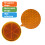 WELNENT EMARK/DOT/CCC 2pcs Round Reflector Self Adhesive Stick on Trai 3