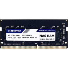 Timetec DDR4-2666 4 GB csere a Synology D4NESO-2666-4G nem ECC puffereletlen SODIMM modulhoz (kompatibilis az RS820RP+ RS820+ DS920+ DS720+ DS420+ DS