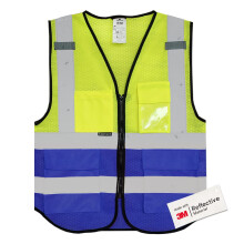 Salzmann 3M Multi-Pocket Safety Vest - Reflective High Visibility Vest