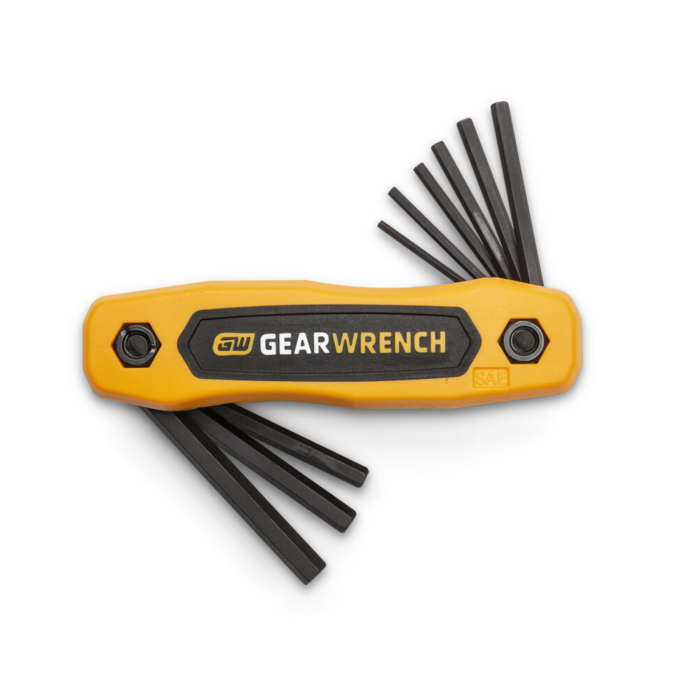 Gearwrench 9 Piece Sae Folding Hex Key Set - 83509 099575835094
