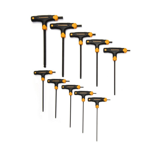 GEARWRENCH 10 Τεμάχια SAE Μπάλα Άκρη T-Χειρολαβή Εξάγωνο Σετ