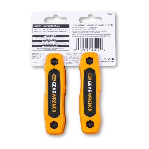 GEARWRENCH Σετ 17 Τμχ SAE/Μετρικών Πτυσσόμενων Καρυδάκων - 83510 2