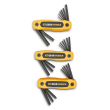 GEARWRENCH Σετ 25 Τμχ SAE/Metric/Torx Πτυσσόμενα Κλειδιά Έξαψης - 83512