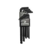 Gearwrench 13 pe   as SAE Ball Magnetic End Long Arm Hex Key Conjunto - 83525