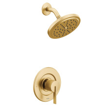 Moen T2262EPBG CIA Collection Posi-Temp Pluie 1-Handle with Eco-Performance Down Only Robinet Trim Kit Valve requis Gold Brossed