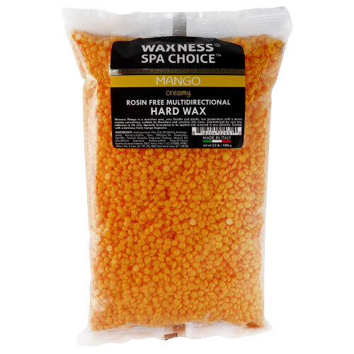 Waxness Spa Choice Ρητίνης Χωρίς Πολυκατεύθυνση Σκληρός Κερί Μάνγκο 2.2 lb / 1 kg