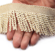 HedongHexi Fredzle do zaslon Bullion Fringe Tapicerka 5/10 jardσw x 2,5 cala Wykonczenia tkaninowe Szycie DIY Dekoracje na ubrania z zaslona na sofe