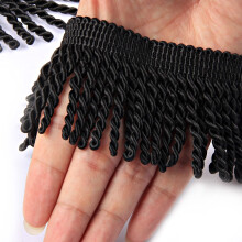 HedongHexi Franjuri pentru perdele Lingouri de franjuri 5/10 yarzi x 2,5 inchi Garnituri din ?esatura Cusut DIY Decorare pentru haine de canapea