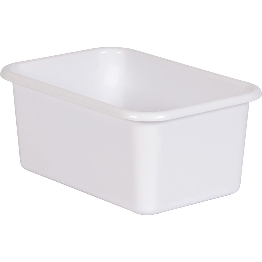 Ressources cr      es par l'enseignant Petit bac de rangement en plastique blanc