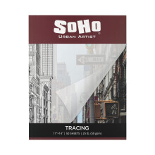 SoHo Urban Artist Vellum Tracing Paper Pads Translucent Vellum Paper for Drawing Tracing Different Media Types More Si