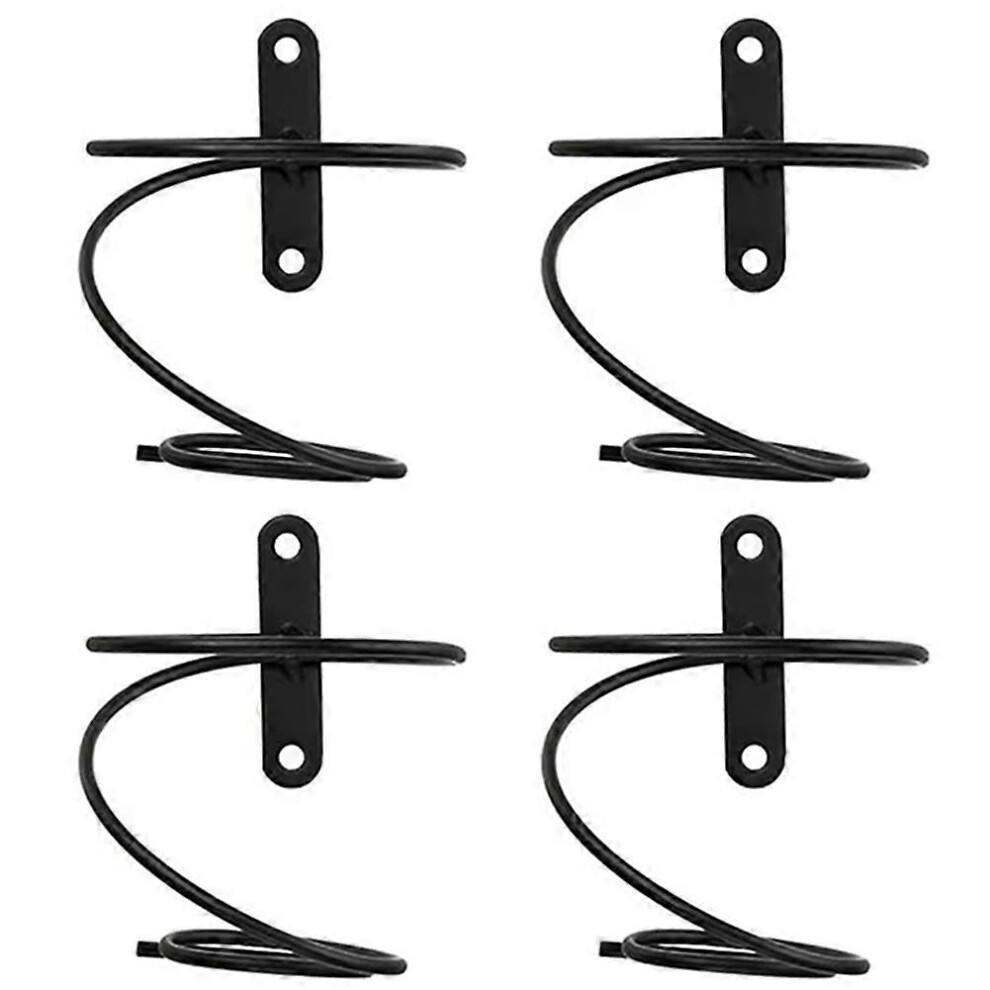 Metal Wall-Mounted Wine Bottle Rack, Red Wine Organiser, Decorative Hanging Bottle Holder.