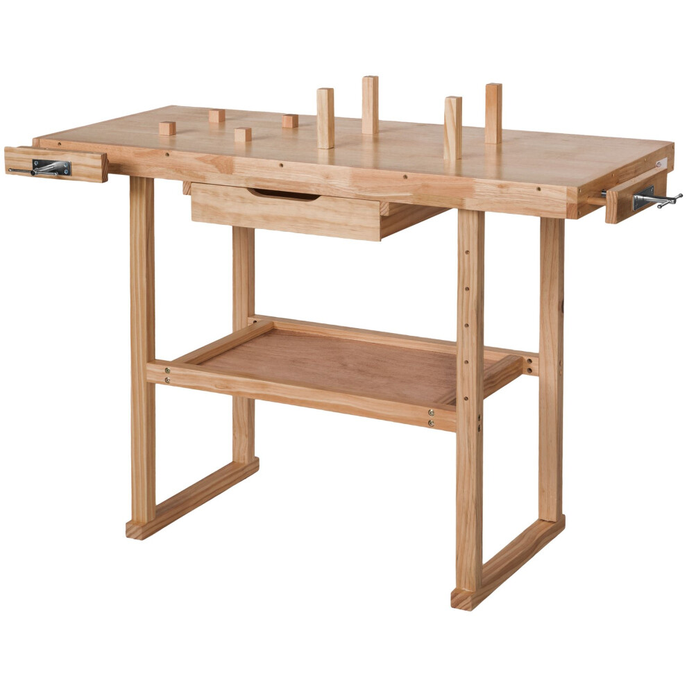 Bench Workbench Tools Workshop Woodworking Accessories Storage Benches Drawer