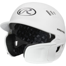 Rawlingsa | R16 ODWRACALNY ZEWN | Matowy kask do odbijania | Dwustronna osłona twarzy | Starszy (6 7/8"""" - 7 5/8"""") | Matowy biały