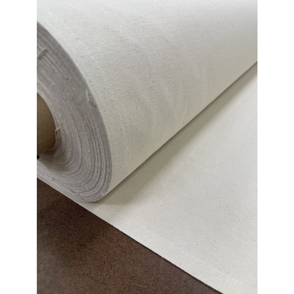 Katoenen eendencanvas natuurlijk zwaargewicht 10oz. 60 inch breed per meter