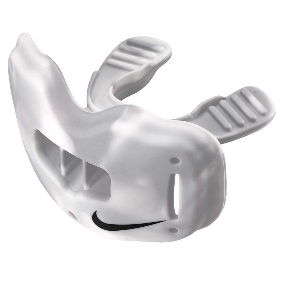 Nike Alpha Lip Protector Football Mouthguard | White/Black