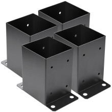 4 x 4 Post Base 4 PCS Inner Size 3.6""""x3.6""""Deck Post Base Heavy Duty