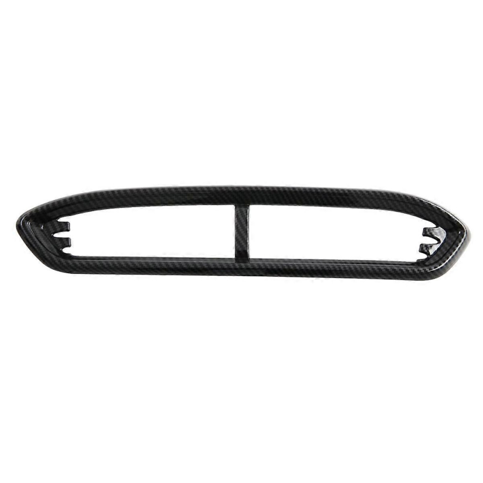 For MG 2020-2024 ABS Carbon Fiber Car Center Console AC Air Outlet Vent Frame Cover Trim Interior Accessories LHD