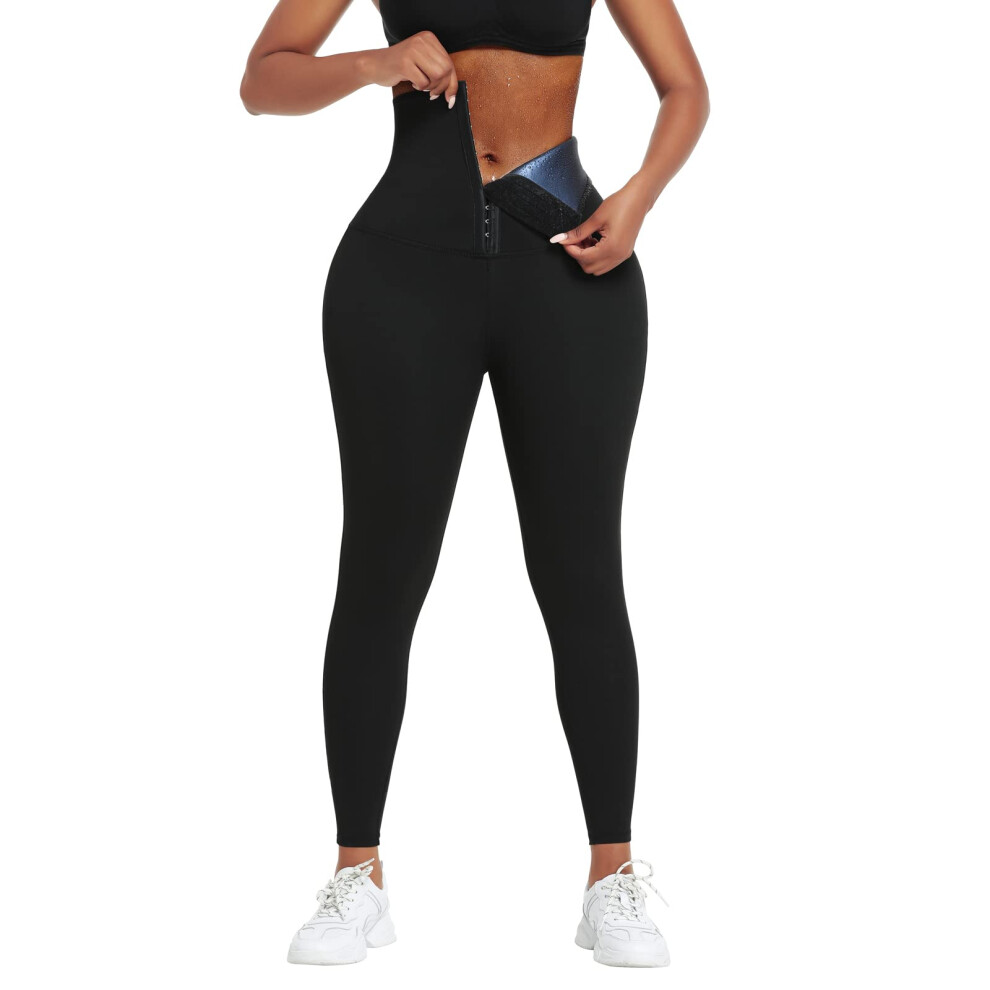 Pantalon de sauna huiming pour femmes, leggings thermiques, compression de la transpiration, haute W