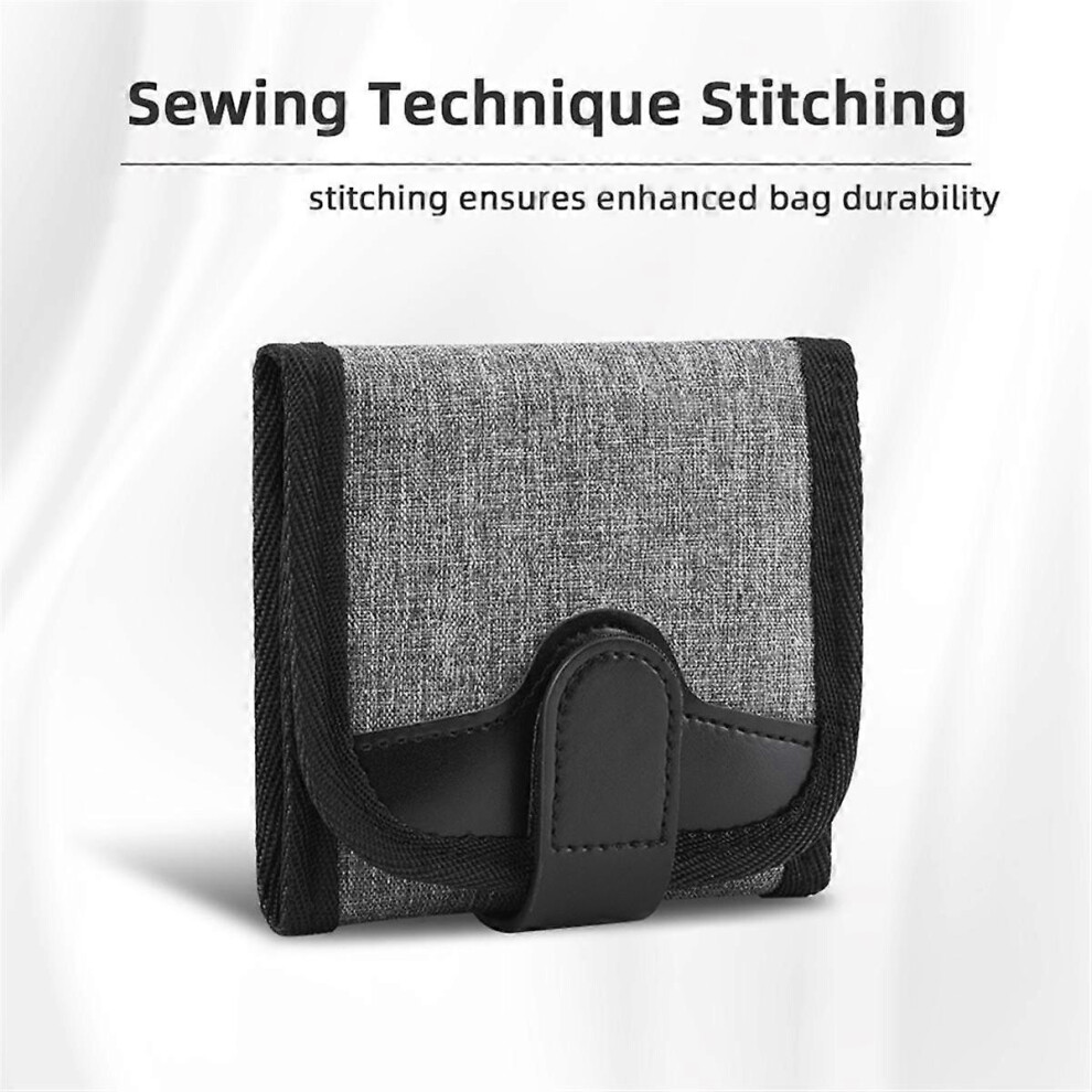 3 Pockets Lens Filter Bag Camera Lens Filter Pouch for 72mm ND UV CPL Camera Lens Filter Holder Case
