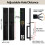NEWBANG Matte Black Double Door Handle Set 5