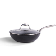 frk All-In-One Non-Stick Fry Pan Meets Wok with Lid 11-Inch Green &
