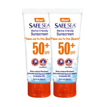 SAFE SEA Anti-Jellyfish Sting Lotion - Sunscreen - 50SPF Adults (Tube 3.4 oz 2 pack)