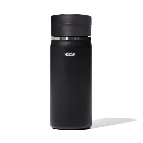OXO OXO Good Grips 16oz Ταξιδιωτικό Φλιτζάνι Καφέ Με Αδιάβροχο Καπάκι - Onyx