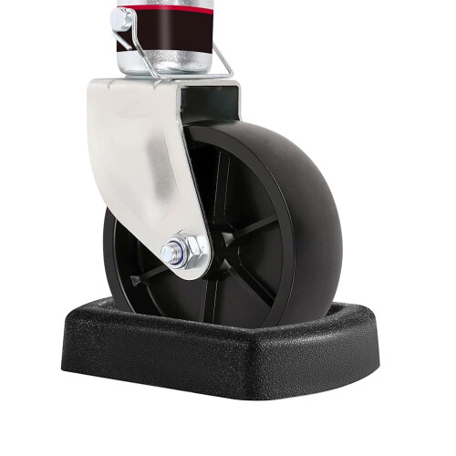 LEORAY Jack Wheel Chock  Reinforced Rubber Jack Caster Wheel Dock for 1