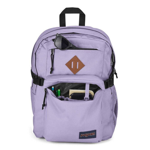 Jansport Jansport Main Campus Mackpack - Bacha de viagem ou trabalho com laptop de 15 polegadas e bolsos de garrafa de    gua dupla lil   s pastel 2