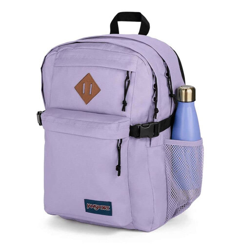 Jansport Jansport Main Campus Mackpack - Bacha de viagem ou trabalho com laptop de 15 polegadas e bolsos de garrafa de    gua dupla lil   s pastel 1