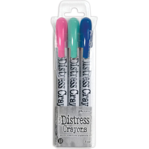 Ranger Tim Holtz  DISTRSS Crayon Set  12 Count Pack of 1  Multicolor