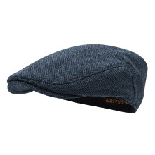 STARANCE Men Hat Wool Blend Newsboy Ivy Hat Tweed Flat Cap (Herringbon