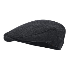 STARANCE Men Hat Wool Blend Newsboy Ivy Hat Tweed Flat Cap (Dark Gray