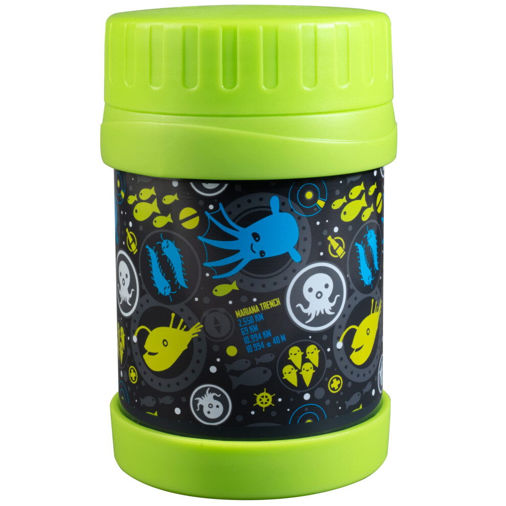 Octonauts Isolierbeh Lter Aus Edelstahl, 384 Ml, F R Kinder, Gro Er Auslaufsicherer Vorratsbeh Lter F R Hei E Und Kalte Speisen, Suppen, Li-image