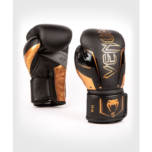 Venum Elite Evo Boxhandschuhe - Schwarz/Bronze 1