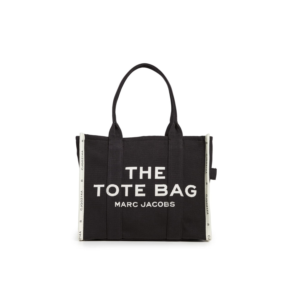 Marc Jacobs Women's The Jacquard Large Tote Bag  Black  One Size