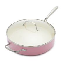 GreenLife Artisan Healthy Ceramic Nonstick 5QT Saute Pan Jumbo Cooker