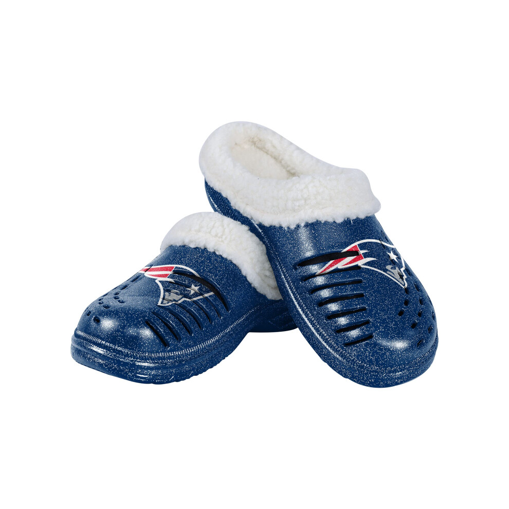 Sabot     paillettes doubl    en sherpa pour femme des New England Patriots NFL - M