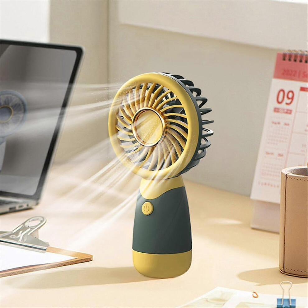 Handheld Fan Border Small Fan Handheld Pocket Mini Fan Portable USB Rechargeable Fan Gift Silent,C-image-OPC-PG92SXM-NEW