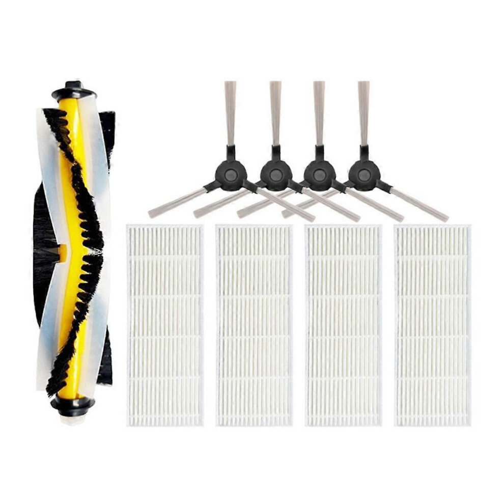 For RV-R500, Power Animal Robot Vacuum Cleaner Replacement Spare Parts Main Side Brush Hepa Filter