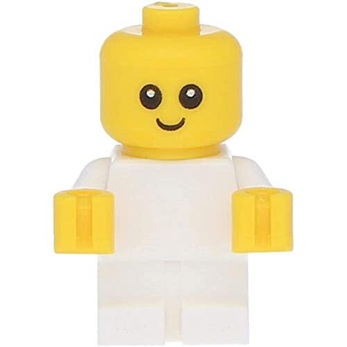 LEGO LEGO City: Μωρό Minifig με Άσπρα Ρούχα (Πολύ Μικρό) 1
