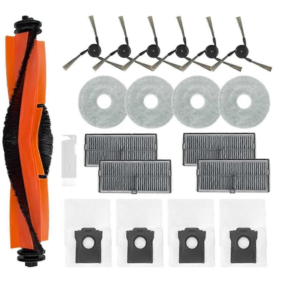 For X40 Ultra / X40 Ultra Complete / X40 Pro / S30 Pro Ultra Vacuum Parts Main Side Brush Hepa Filter Dust Bag