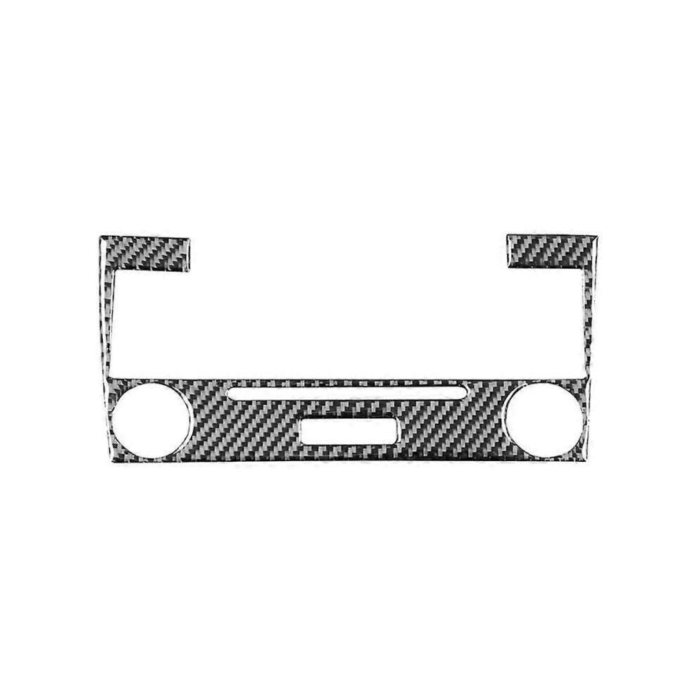 Carbon Fiber for C Class W203 2005-2007 Center Console Radio Panel Cover Trim Interior Accessories