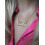 Barbie Colar com logotipo da Barbie Crystal Script (ouro) 3