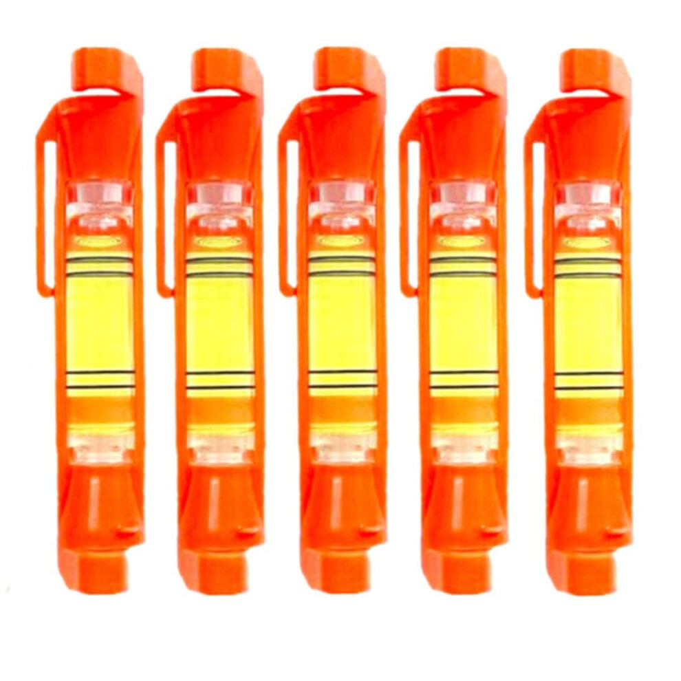 ZUJHPYMI Lot de 5 niveaux     bulle     corde pour mesurer les m   tiers du b   timent, l'arpentage, l'ing   nierie, rouge